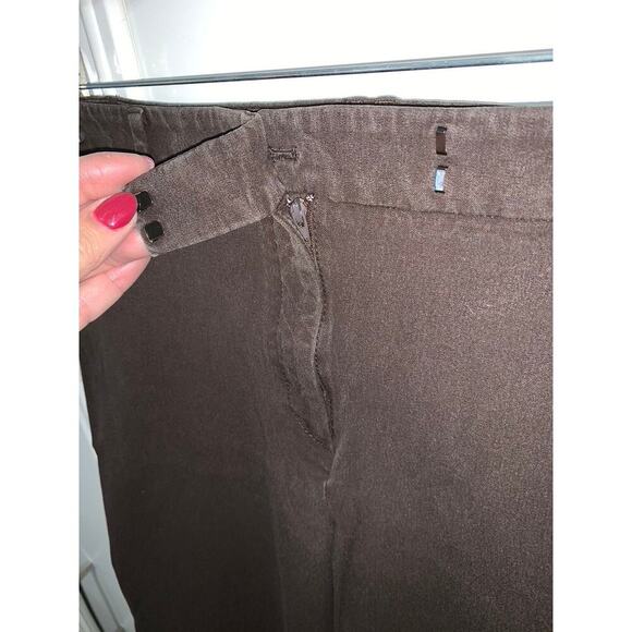 Talbots Women's High-Waist Straight Pants Brown Size‎ 12 Workwear - Picture 3 of 8
